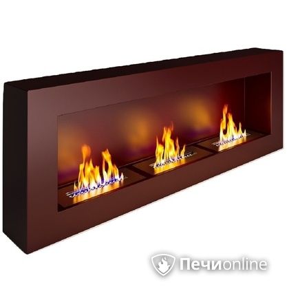 Биокамин ЭкоЛайф Fire Line black burgundy Арома в Чусовом